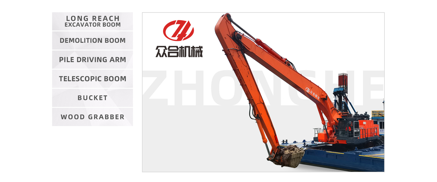 Μακροχρόνιοι βραχίονες εκσκαφέων προσιτότητας