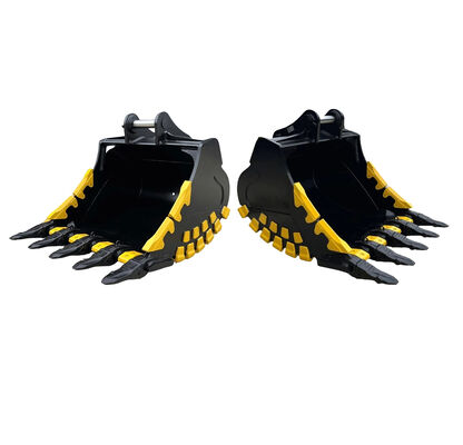 Υψηλής χωρητικότητας και βαριάς αντοχής εξορυκτής βράχου κουβάς βαριάς χρήσης βράχου κουβάς βράχου κουβάς για μηχανήματα μεταφοράς γης