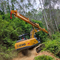 Wood Grapple Excavator Telescopic Boom , Tree Care Excavator Telescopic Boom
