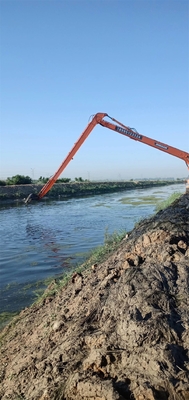 Μακρύ ραβδί βραχιόνων εκσκαφέων της KOMATSU προσιτότητας δύο τμήμα με τον κάδο