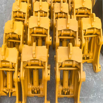 Ασφαλής Υψηλής αποτελεσματικότητας Excavator Quick Coupler, υδραυλική γρήγορη σύνδεση με καρφίτσες για γάτες hitachi komatsu sanny