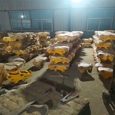Ασφαλής Υψηλής αποτελεσματικότητας Excavator Quick Coupler, υδραυλική γρήγορη σύνδεση με καρφίτσες για γάτες hitachi komatsu sanny