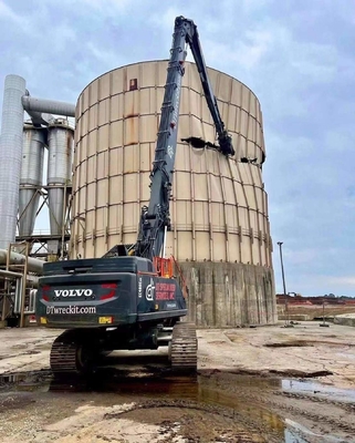 20m 21m 24m High Reach Demolition Boom Για εκσκαφέα εκσκαφέα υψηλής εμβέλειας κατεδάφιση Sanny Hitachi Komatsu Cat