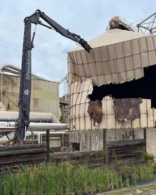 20m 21m 24m High Reach Demolition Boom Για εκσκαφέα εκσκαφέα υψηλής εμβέλειας κατεδάφιση Sanny Hitachi Komatsu