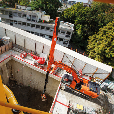 Υψηλός τηλεσκοπικός βραχίονας εκσκαφέων παραγωγικότητας για τη γάτα KOMATSU Hitachi