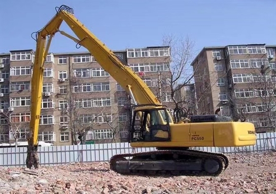 20m 21m 24m High Reach Demolition Boom Για εκσκαφέα εκσκαφέα υψηλής εμβέλειας κατεδάφιση Sanny Hitachi Komatsu Cat