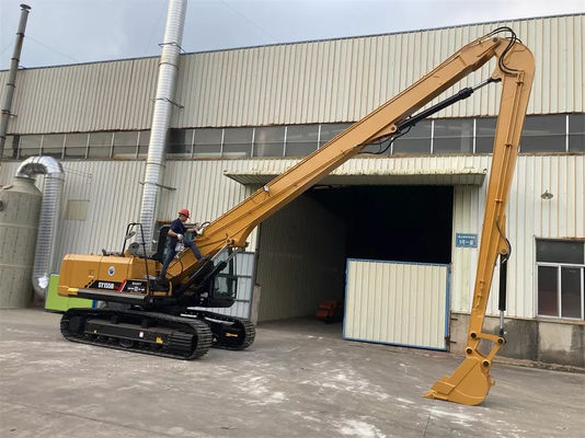 20m 21m 24m High Reach Demolition Boom Για εκσκαφέα εκσκαφέα υψηλής εμβέλειας κατεδάφιση Sanny Hitachi Komatsu