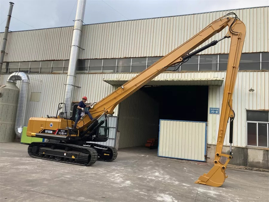 20m 21m 24m High Reach Demolition Boom Για εκσκαφέα εκσκαφέα υψηλής εμβέλειας κατεδάφιση Sanny Hitachi Komatsu Cat