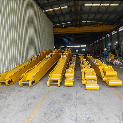 Εταιρική πώληση Q355B Excavator Long Reach Reach Long Boom Arm Excavator Attachment