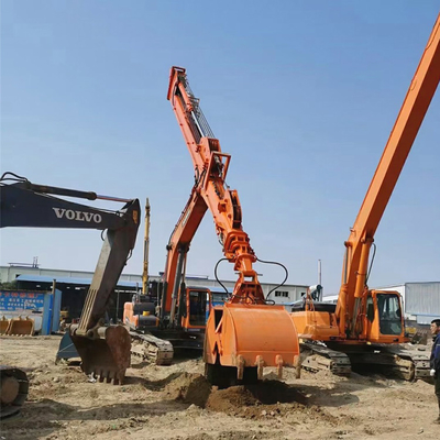 Antiwear 20-50ton Excavator Telescopic Boom Three Segment 25m 30m 32m CAT SY PC ZX