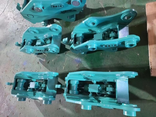 Ασφαλής Υψηλής αποτελεσματικότητας Excavator Quick Coupler, υδραυλική γρήγορη σύνδεση με καρφίτσες για γάτες hitachi komatsu sanny
