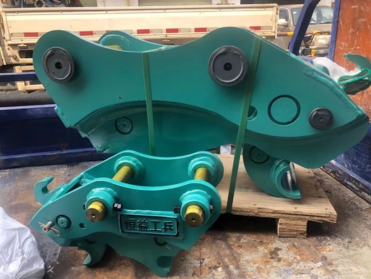 Ασφαλής Υψηλής αποτελεσματικότητας Excavator Quick Coupler, υδραυλική γρήγορη σύνδεση με καρφίτσες για γάτες hitachi komatsu sanny