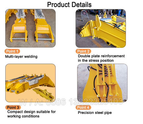 Γάτα Hitachi Komatsu Kobelco Εκσκαφέας τούνελ Boom