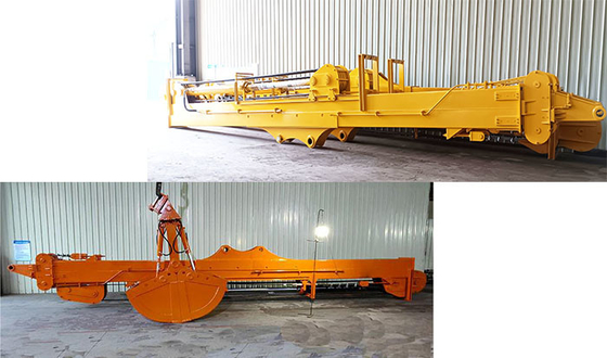 Antiwear 20-50ton Excavator Telescopic Boom Three Segment 25m 30m 32m CAT SY PC ZX