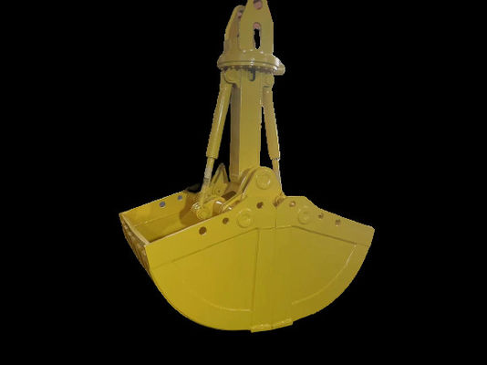 Προσαρμόσιμα υλικά φόρτωσης εκσκαφέα Clamshell Bucket Μεγάλης χωρητικότητας σύμφωνα με το μοντέλο