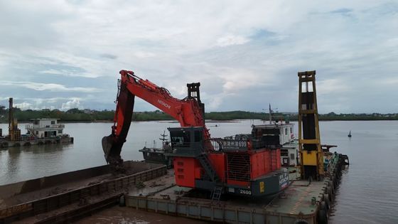 Μακρύς βραχίονας Excavator βραχίονας με κουβά και κύλινδρο για  KOBELCO Hitachi