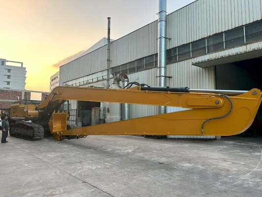 Excavator Long Reach Boom and Arm Extended Boom Arm in 15m 16m 17m 18m Μεγέθη για κατασκευαστικά μηχανήματα