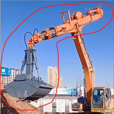 Antiwear 20-50ton Excavator Telescopic Boom Three Segment 25m 30m 32m CAT SY PC ZX