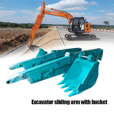 Πατενταρισμένο 4-12M 6-30 τόνων Excavator Sliding Arm Q355B Slide Retractable Excavator Boom