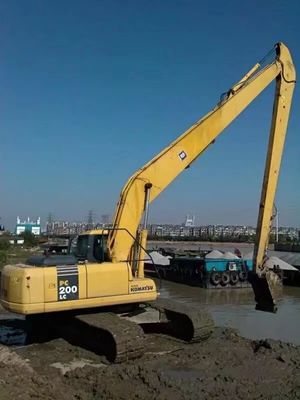 Εκσκαφέας με επεκταμένο βραχίονα Hyundai R215 Προσαρμοσμένο Q355B / Q690D για Μηχανική Γης 20T-40T