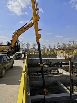 Υψηλής ακρίβειας CAT320 Εκσκαφέας Τρίπτωμα τηλεσκοπικό βραχίονα BS900E για την μηχανική βαθιάς λάκκης