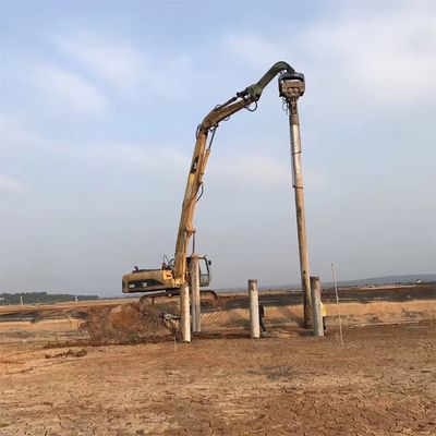 Κατασκευαστής προσαρμόζει το Excavator Pile Hammer Attachments, Vibratory Hammer Pile Driver για PC350